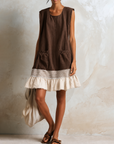 Mary-Lou – Tuniekjurk met Rucheszoom