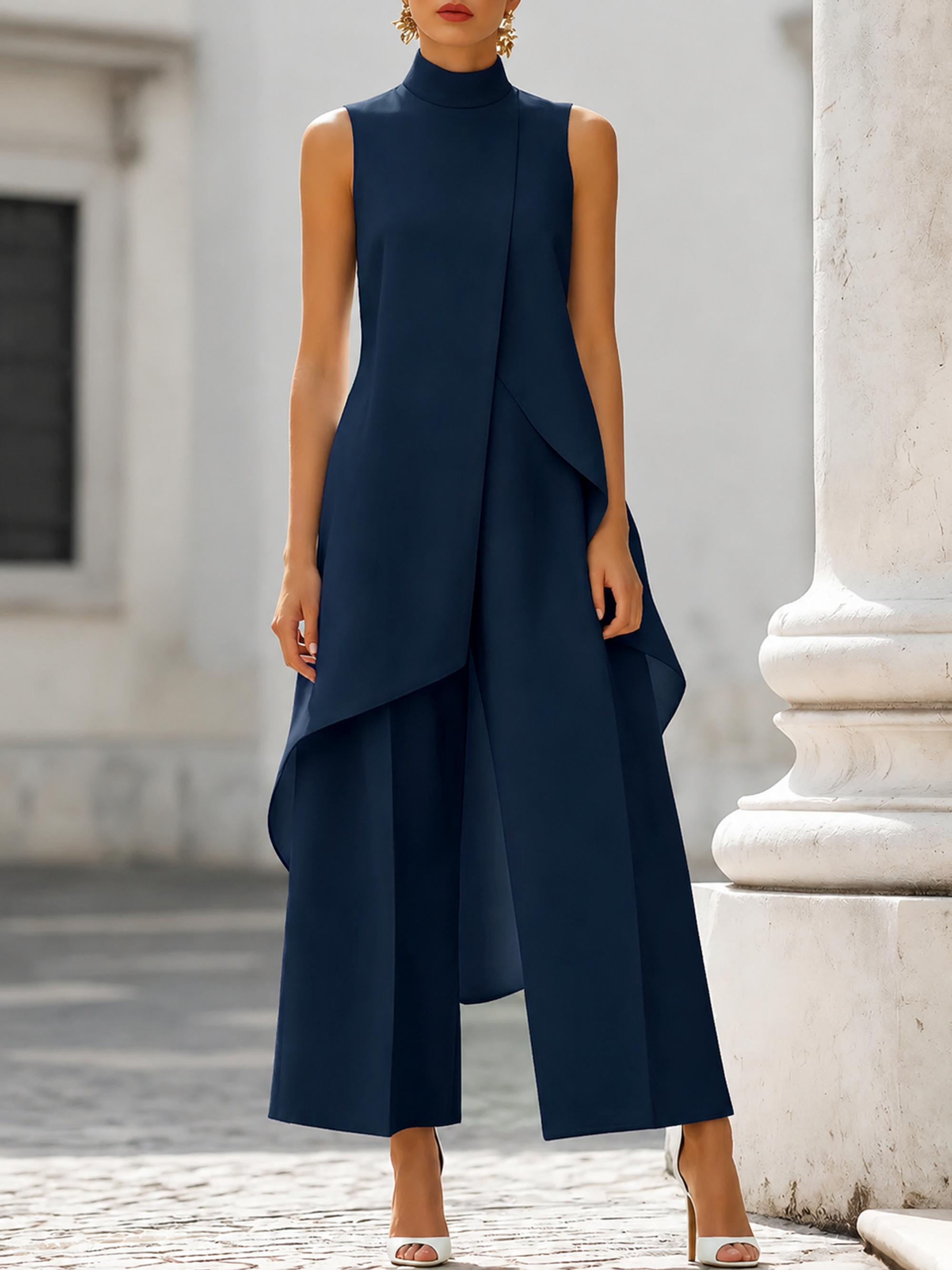 Romyne - Elegante lange Jumpsuit