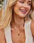 Laagcollier met Stenen