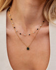 Laagcollier met Stenen