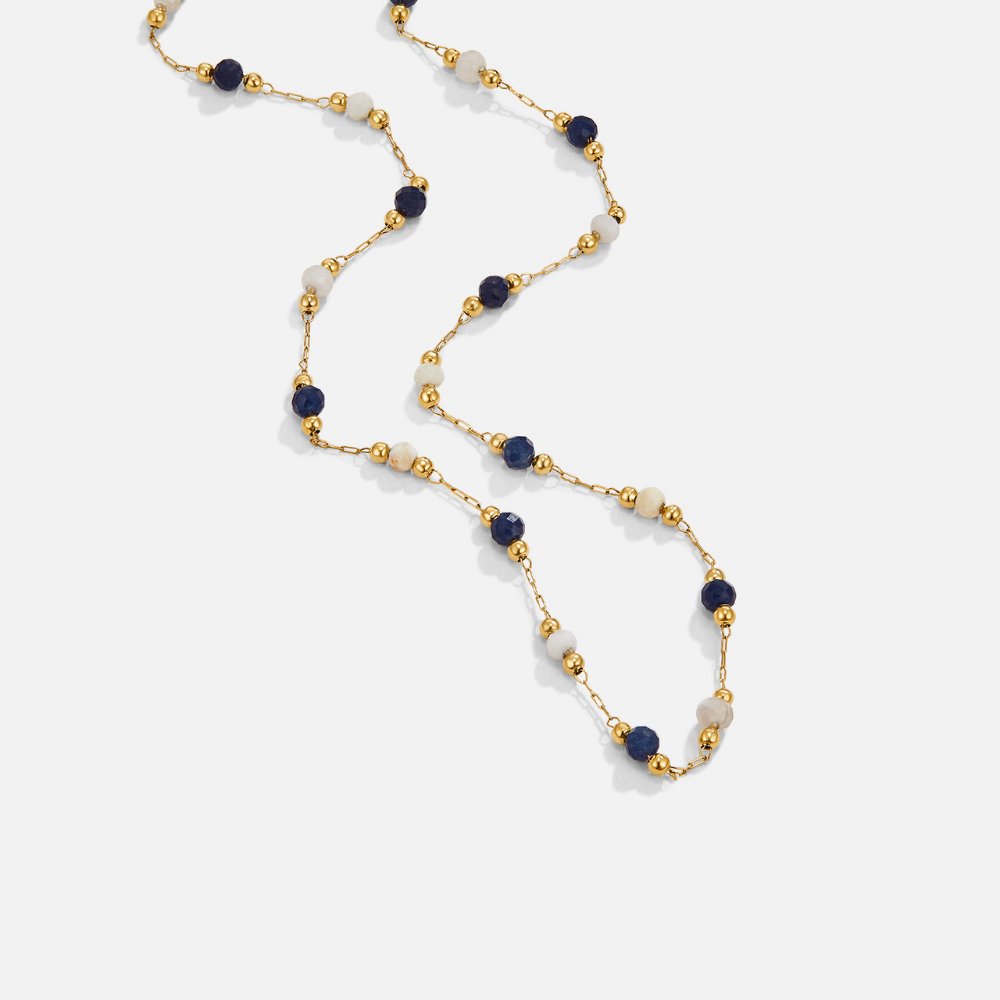 Laagcollier met Stenen