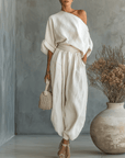 Mila™ | 2-delig set met bardot halslijn