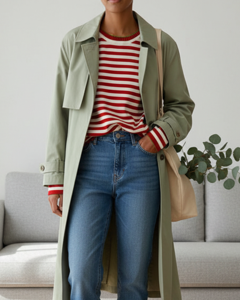 Lumi | Gestreepte zachte longsleeve