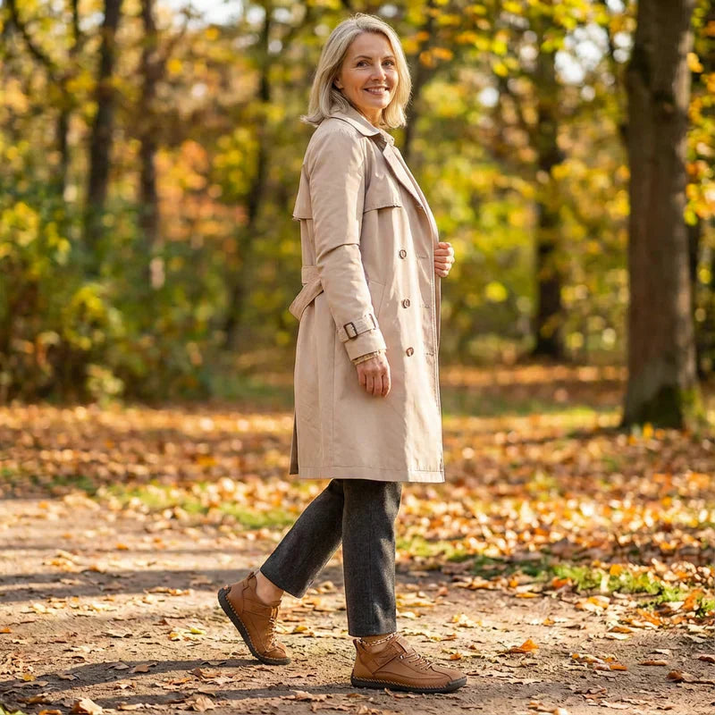 Gisela - Comfortabele orthopedische schoenen met leereffect