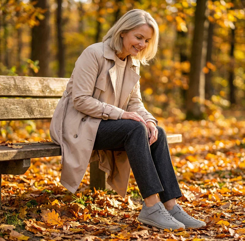 Gisela - Comfortabele orthopedische schoenen met leereffect