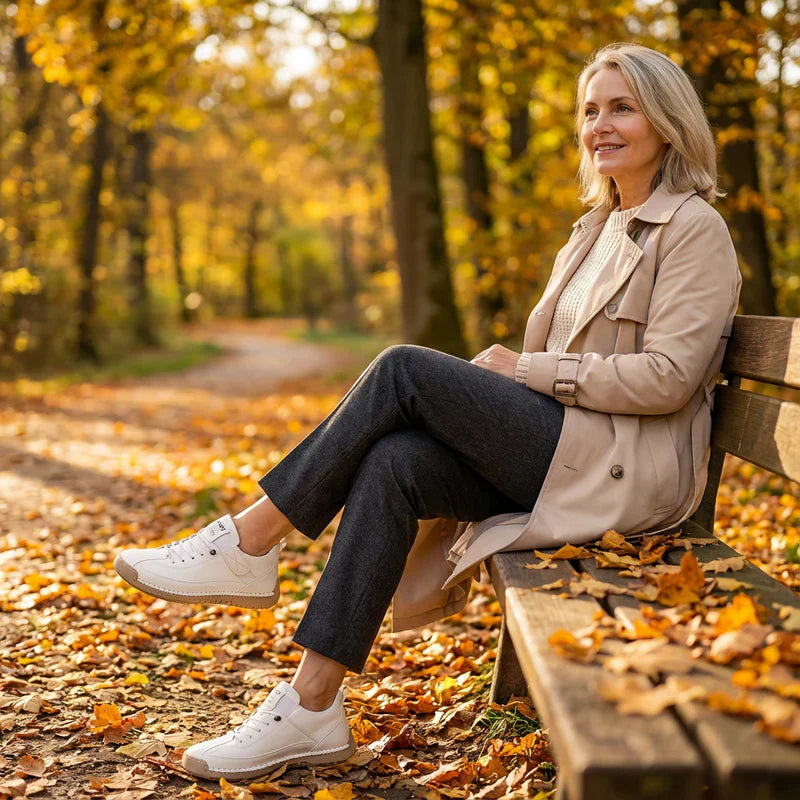 Gisela - Comfortabele orthopedische schoenen met leereffect