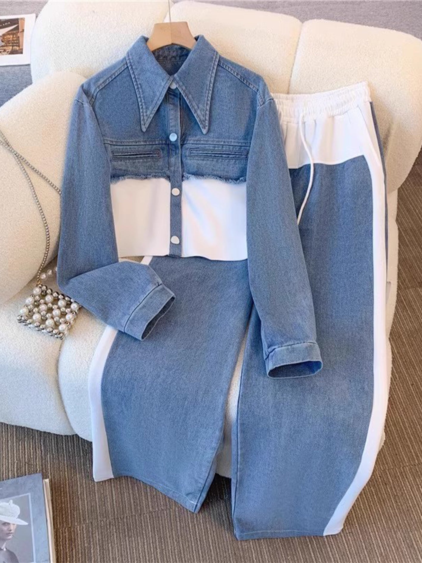Holbrook™ | Set Cropped Jacket en Broek