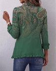 Jemara™ | Paisley Jas met Rimpelmanchetten