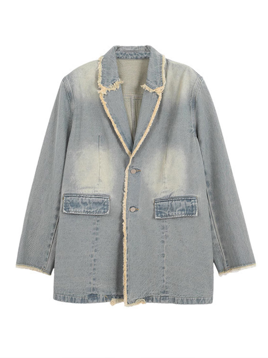 Dionne™ | Oversized Blazer Bordo Grezzo