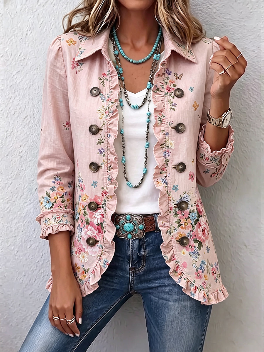 Bettany™ | Gestreepte Bloemenjas