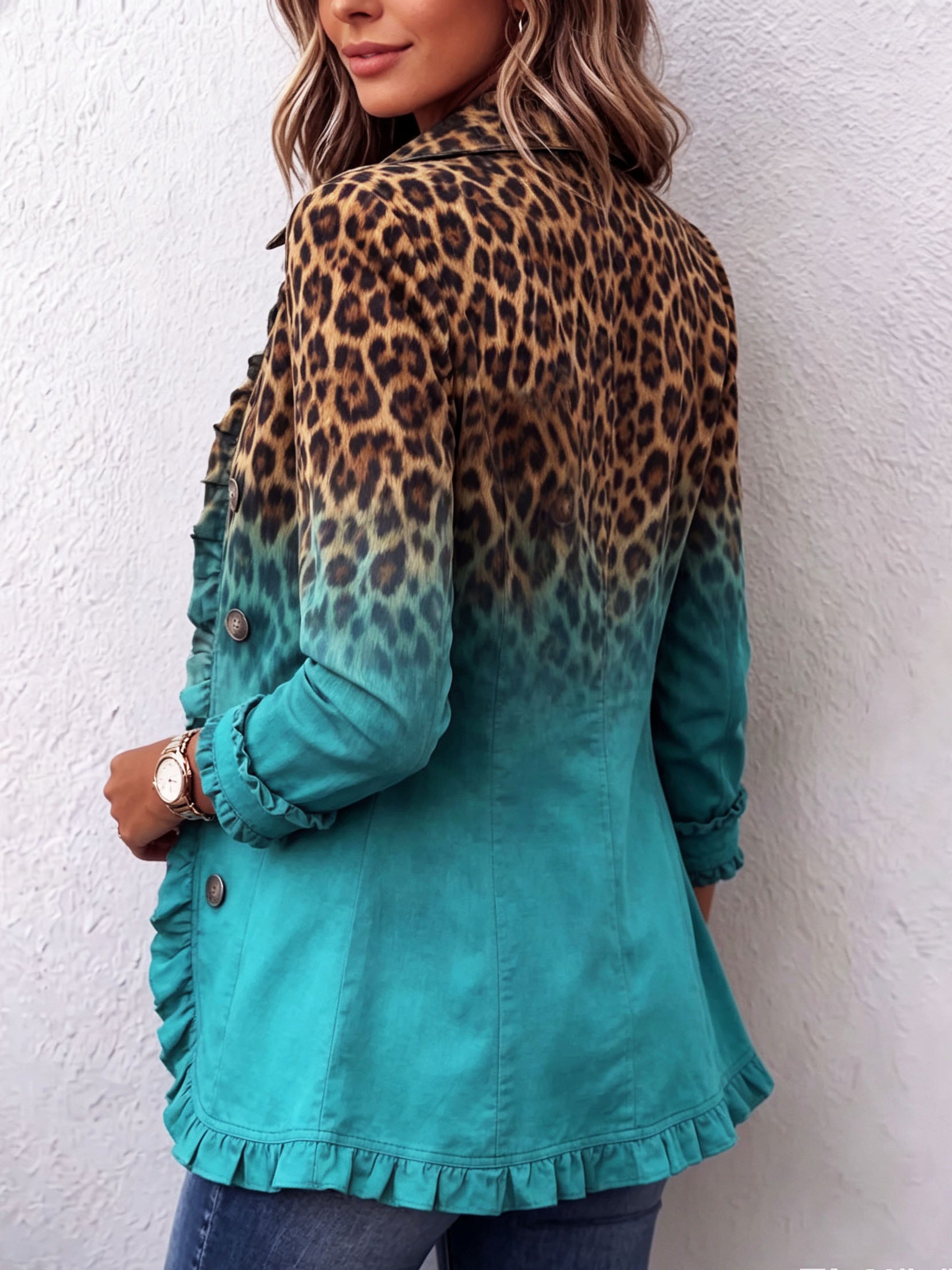 Elspeth™ | Blazer Leopardo Sfumato