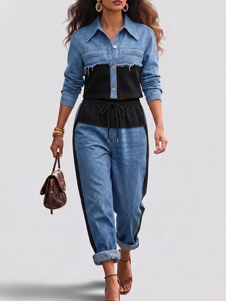 Holbrook™ | Set Cropped Jacket en Broek