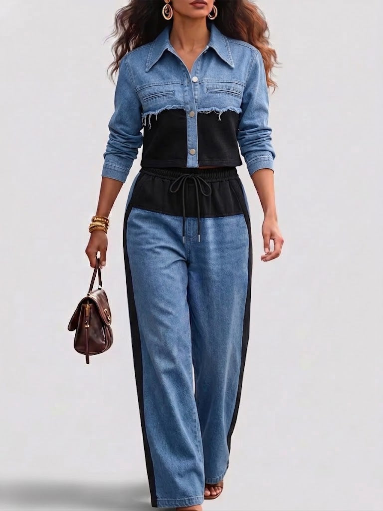 Holbrook™ | Set Cropped Jacket en Broek