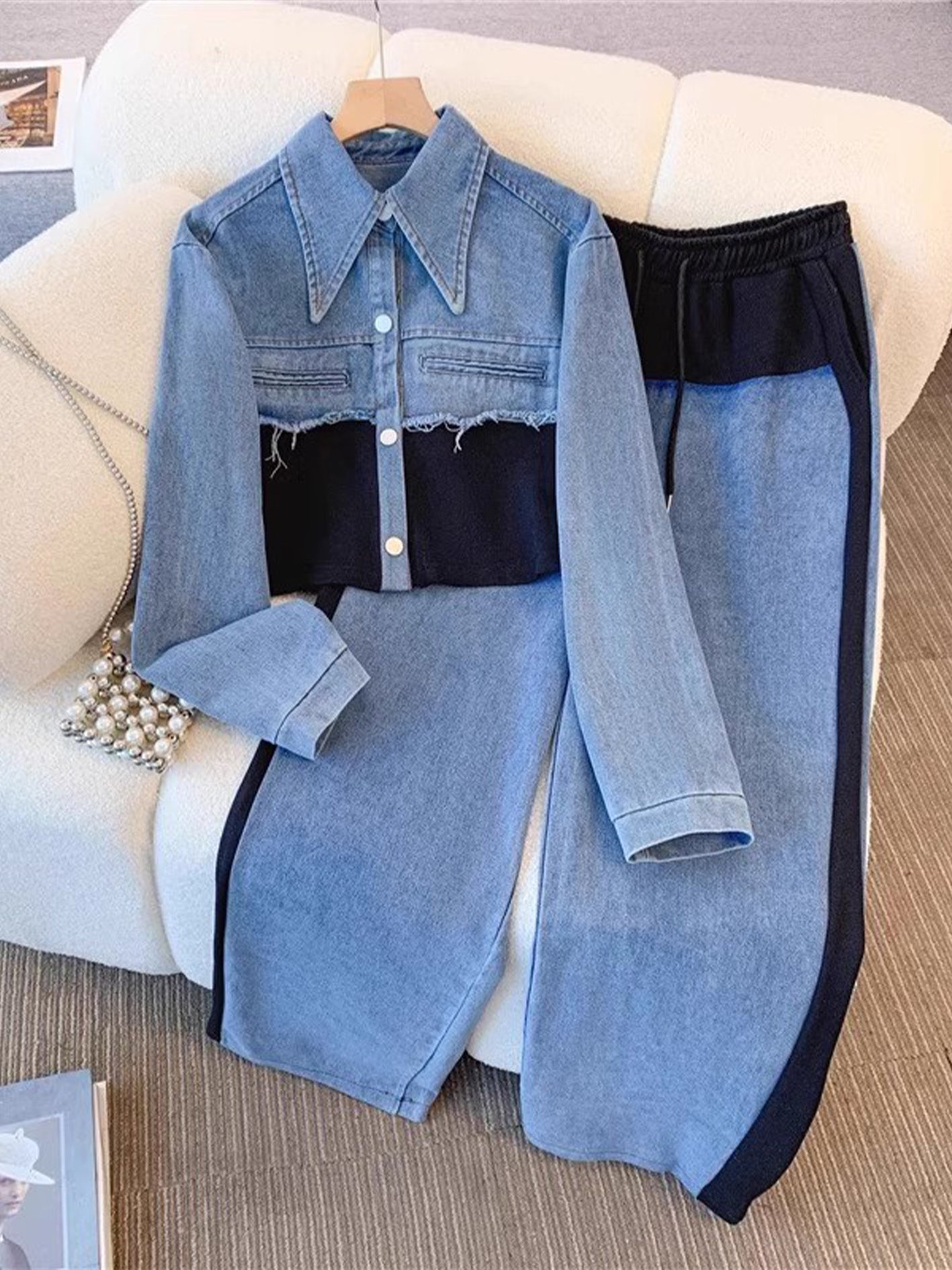 Holbrook™ | Set Cropped Jacket en Broek