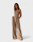 Kiora™ | Elegante jumpsuit zonder schouderbanden
