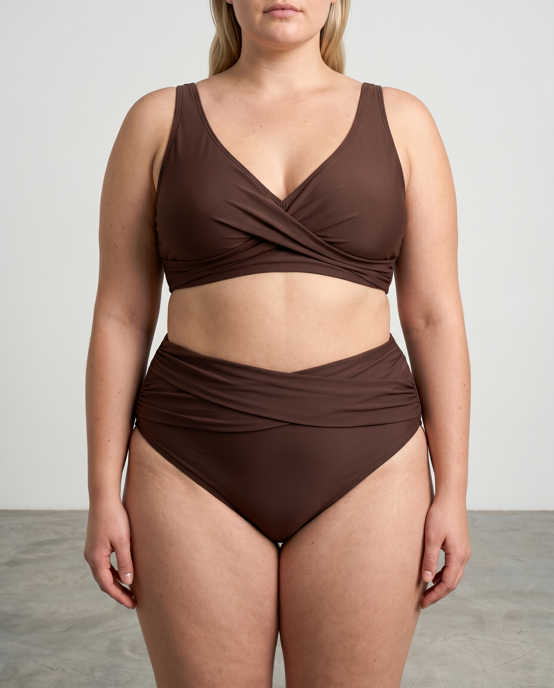 Anne | Flatterende Overslag Bikini met Ondersteunende Cups