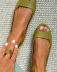 Adelina | Gouden sandalen, comfortabel en elegant