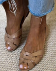 Serafina | Gevlochten sandalen