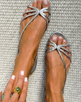 Marta | Gouden sandalen: de zomerse elegantie