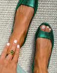 Adelina | Gouden sandalen, comfortabel en elegant