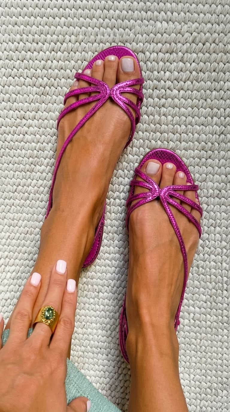 Marta | Gouden sandalen: de zomerse elegantie