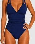 Loraine – Gekruiste Rug Controle V-hals Badpak