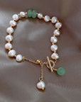 Zoetwater Parel & Jade Armband