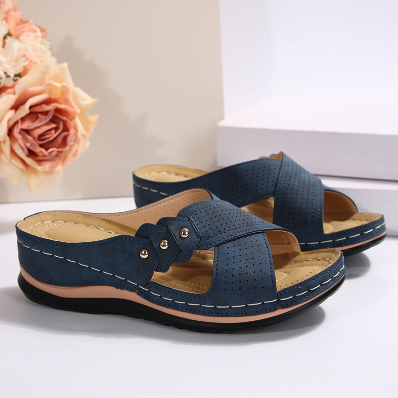 Comfora™ | Lichte en stabiele wedge sandalen voor comfort de hele dag