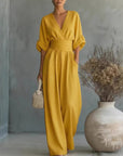 Combinatie Margot — hoge taille, brede benen