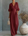 Combinatie Margot — hoge taille, brede benen