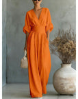 Combinatie Margot — hoge taille, brede benen