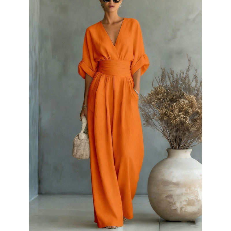 Combinatie Margot — hoge taille, brede benen