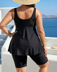 Tineke | Losse tankini top en zwemshorts