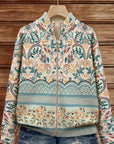 Sybilla™ | Vintage Bloemen Zip Vest