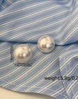 De Statement Parel Stud Oorbellen