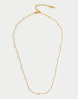 Tijdloze Pareloog Gouden Ketting