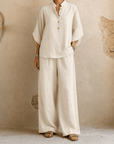 Malin | Tweedelige Set met Wijde broek