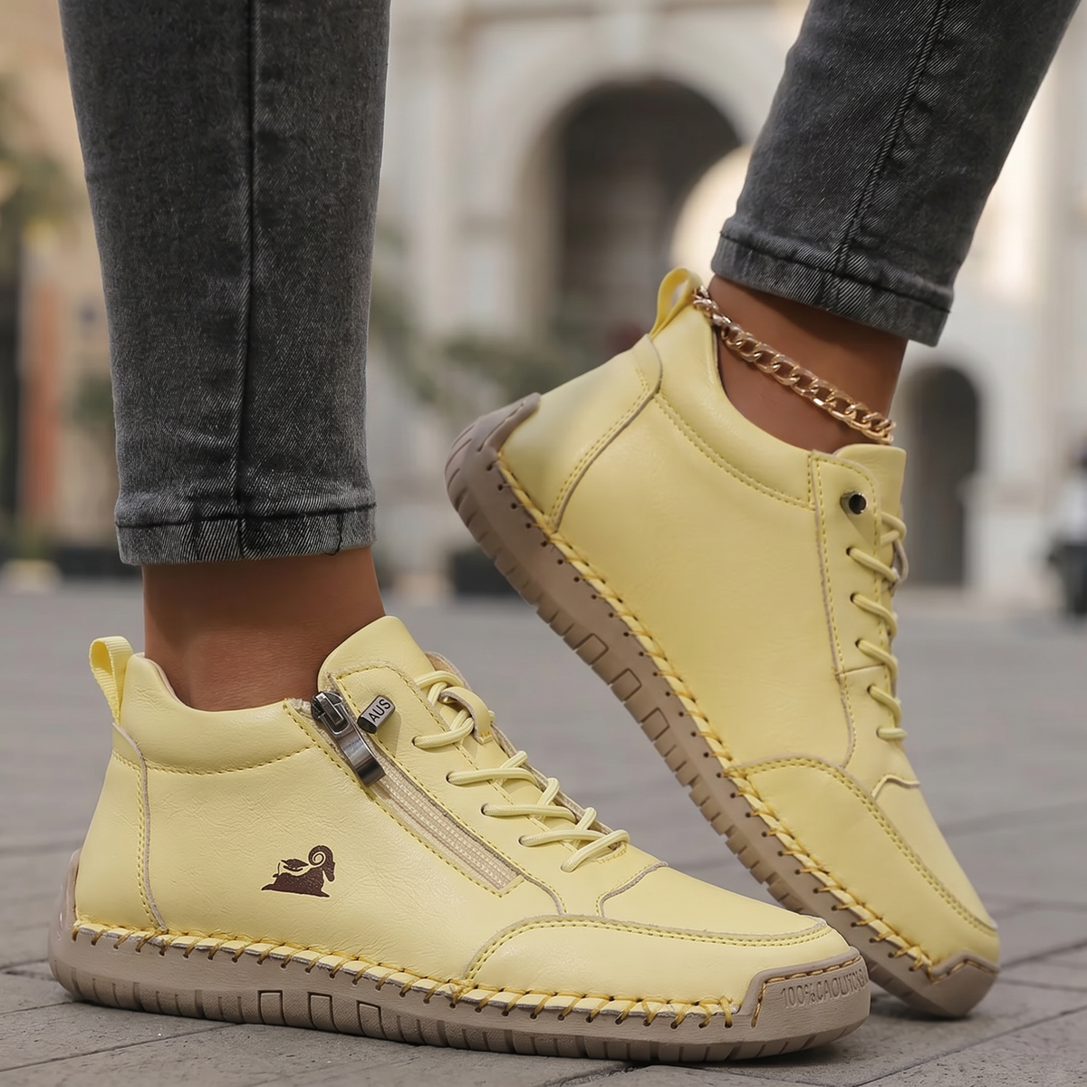 Mila – Comfortabele orthopedische Sneakers + Rits